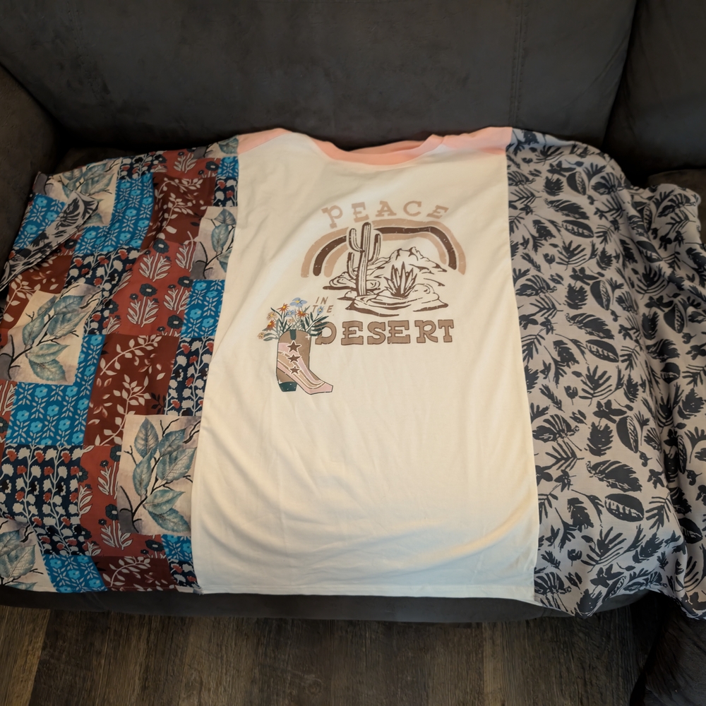 Bohemian Desert Graphic Long Sleeve Top